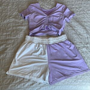 Five (Dance Clothing Brand) Top and Shorts Set